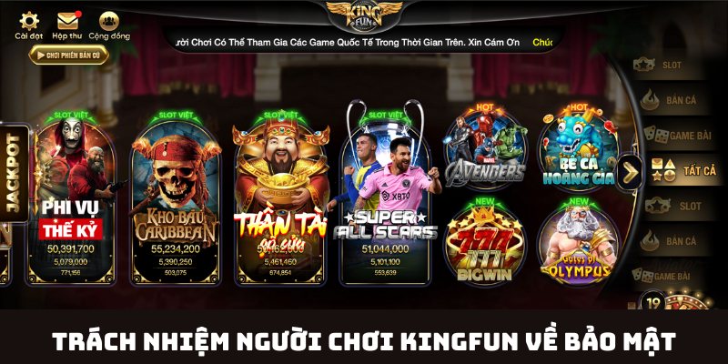 Thông tin Kingfun thu thập