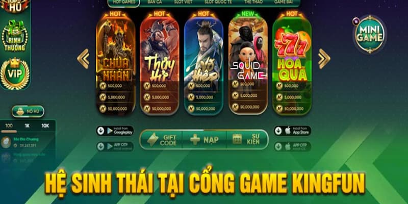 Sảnh game Tiến Lên Miền Nam Kingfun 