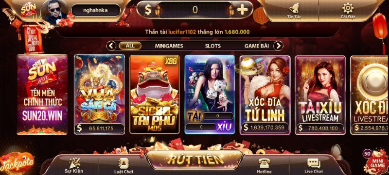 Sức hút khó cưỡng khi Khám Phá Kho Game Sunwin sảnh Tài Xỉu